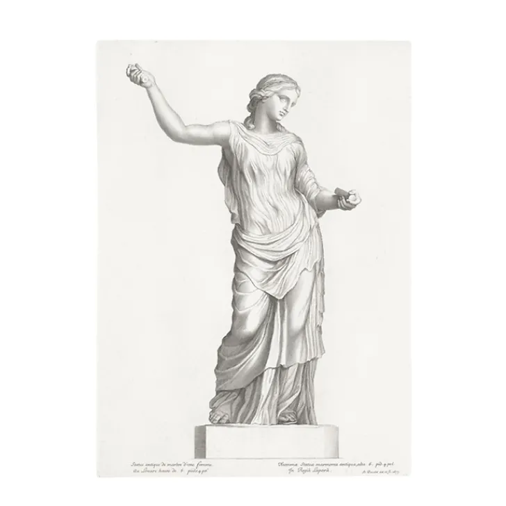 Hot Boutiques de musées Estampe Femme drapée