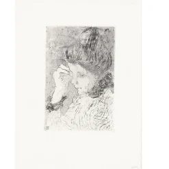 New Boutiques de musées Estampe Femme en buste - Louis Valtat