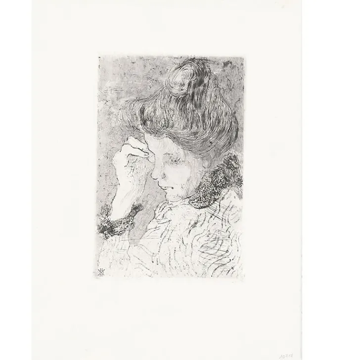 New Boutiques de musées Estampe Femme en buste - Louis Valtat