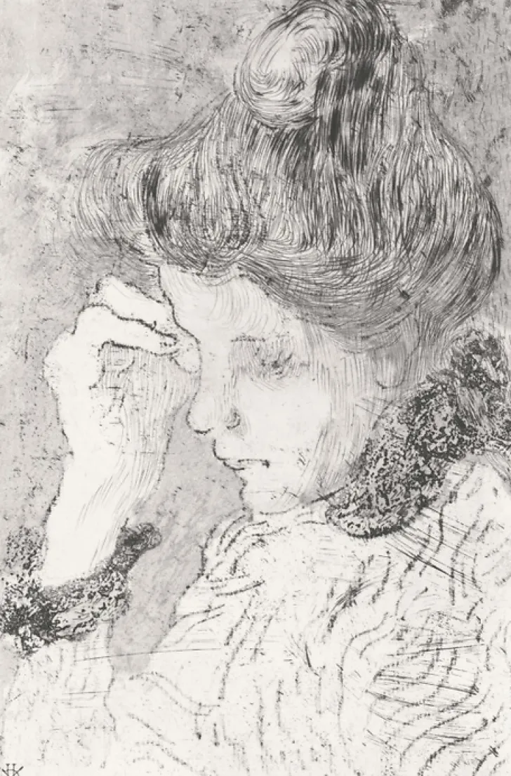 New Boutiques de musées Estampe Femme en buste - Louis Valtat