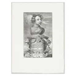 Boutiques de musées Personnages Et Évènements Historiques-Estampe Frontispice - Anton van Dyck