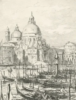 New Boutiques de musées Estampe Église de la Salute à Venise - Henri-Lucien Cheffer