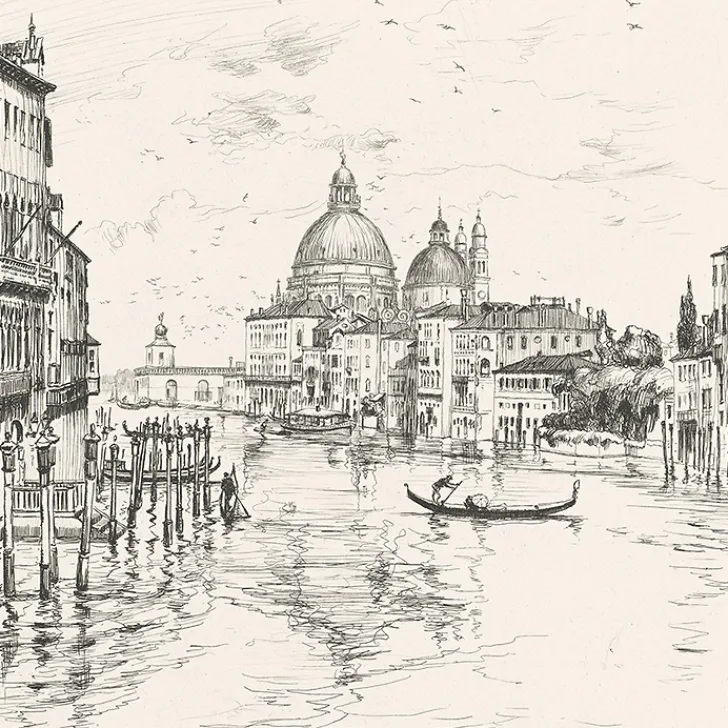 Boutiques de musées Architecture Et Villes-Estampe Grand Canal à Venise - Frank Armington