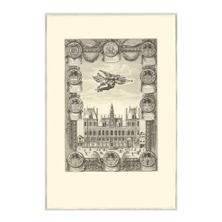 Discount Boutiques de musées Estampe Hotel De Ville De Paris