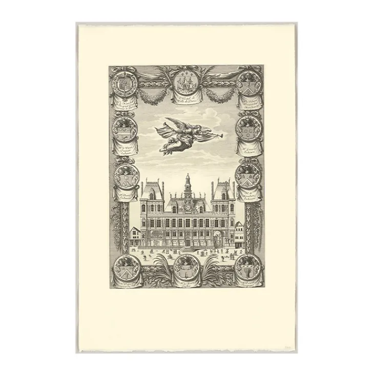 Discount Boutiques de musées Estampe Hotel De Ville De Paris