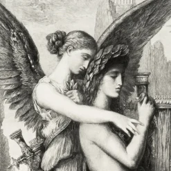 Discount Boutiques de musées Estampe Hésiode et la muse - Gustave Moreau