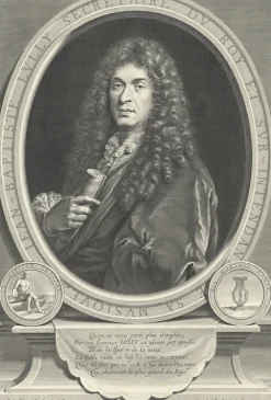 Boutiques de musées Personnages Et Évènements Historiques-Estampe Jean-Baptiste Lully, surintendant de la musique du roi