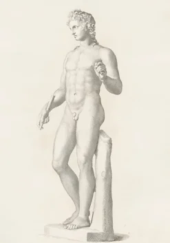 Boutiques de musées Nu-Estampe Jeune homme - Claude Mellan
