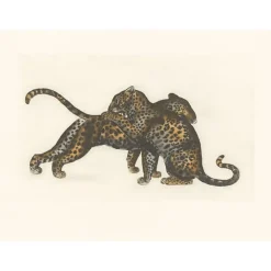 Best Boutiques de musées Estampe Jeux de léopards - Georges-Lucien Guyot