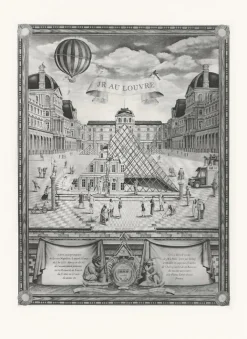 Sale Boutiques de musées Estampe JR au Louvre 2016