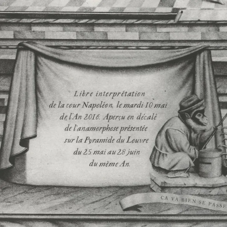 Sale Boutiques de musées Estampe JR au Louvre 2016