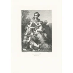 Boutiques de musées Chefs D'Œuvre Des Musées-Estampe La Charité - Andrea del Sarto