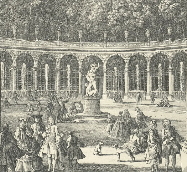 Clearance Boutiques de musées Estampe La Colonnade des jardins de Versailles - Jacques Rigaud