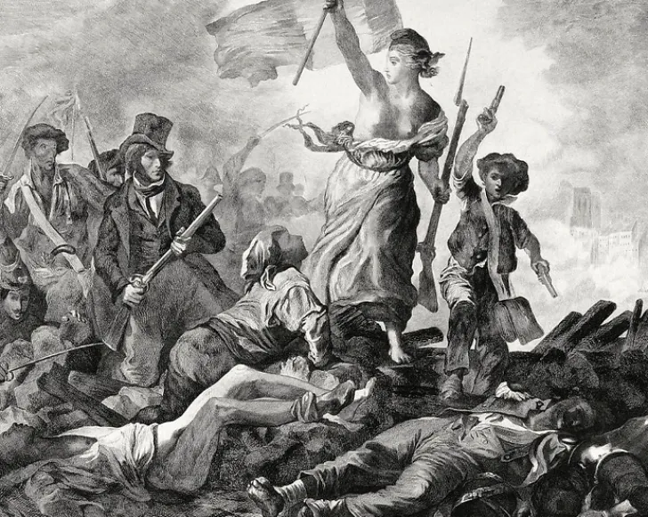 Clearance Boutiques de musées Estampe La Liberté guidant le peuple, 28 juillet 1830 - Eugène Delacroix