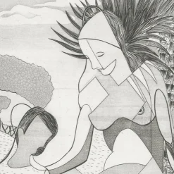 Online Boutiques de musées Estampe La Madone au cactus au Nouveau Mexique de Roderick Mead