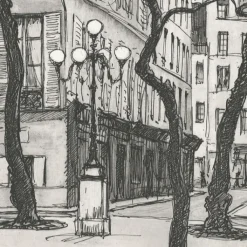 Discount Boutiques de musées Estampe La place Fürstenberg à Paris - Maxime Juan