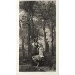 Boutiques de musées Chefs D'Œuvre Des Musées-Estampe La toilette - Corot