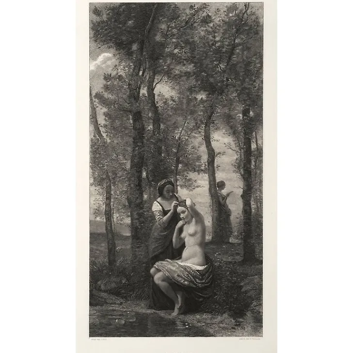 Boutiques de musées Chefs D'Œuvre Des Musées-Estampe La toilette - Corot
