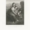 Boutiques de musées Chefs D'Œuvre Des Musées-Estampe La Vierge et l'Enfant Jésus avec sainte Ann - Léonard de Vinci