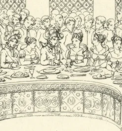 Best Boutiques de musées Estampe Le banquet impérial au palais des Tuileries, mariage de Napoléon et de Marie-Louise, 1810