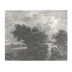 Boutiques de musées Nature, Fleurs Et Paysages|Chefs D'Œuvre Des Musées-Estampe Le buisson - Van Ruisdael