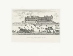 Boutiques de musées Architecture Et Villes-Estampe Le château de Saint-Germain-en Laye, en 1658 - Israël Silvestre