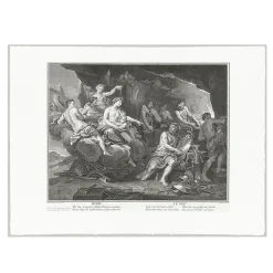 Boutiques de musées Estampe Le Feu : Vénus demande à Vulcain de forger des armes