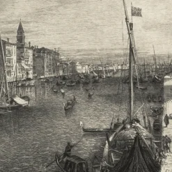 Outlet Boutiques de musées Estampe Le grand canal à Venise - Canaletto