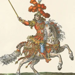 Boutiques de musées Personnages Et Évènements Historiques-Estampe Le maréchal de grammont en costume de maréchal de camp général