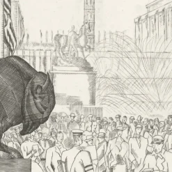 Hot Boutiques de musées Estampe Le Palais de Chaillot (Exposition 1937) - Jean-Emile Laboureur