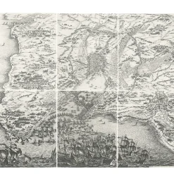 Boutiques de musées Personnages Et Évènements Historiques-Estampe Le siège de la Rochelle, en 1627-1628 - Jacques Callot