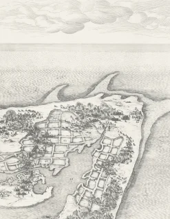 Boutiques de musées Estampe Le siège de l'île de Ré, en 1627 - Jacques Callot