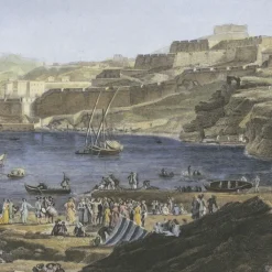 Discount Boutiques de musées Estampe L'entrée du port de Marseille (1754) - Claude-Joseph Vernet