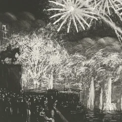 Boutiques de musées Chefs D'Œuvre Des Musées-Estampe Les Fontaines Lumineuses (Exposition1937) - Raphaël Drouart