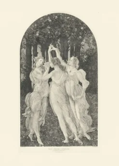 Boutiques de musées Chefs D'Œuvre Des Musées-Estampe Les Trois Grâces - Botticelli