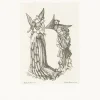 Boutiques de musées Art Moderne-Estampe Lettre B de l'Alphabet du Maître E.S - Cécile Reims