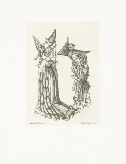 Boutiques de musées Art Moderne-Estampe Lettre B de l'Alphabet du Maître E.S - Cécile Reims