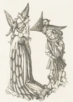 Boutiques de musées Art Moderne-Estampe Lettre B de l'Alphabet du Maître E.S - Cécile Reims