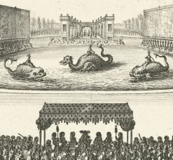 Boutiques de musées Personnages Et Évènements Historiques-Estampe L'Ile d'Alcine et son palais enchanté - Israël Silvestre