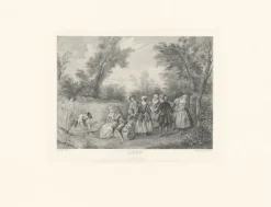 Boutiques de musées Chefs D'Œuvre Des Musées-Estampe L'Été ou La Danse - Nicolas Lancret