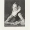 Clearance Boutiques de musées Estampe L'étude - Jean-Honoré Fragonard