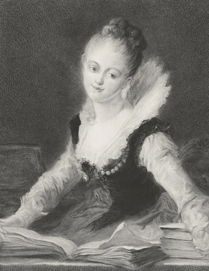 Clearance Boutiques de musées Estampe L'étude - Jean-Honoré Fragonard