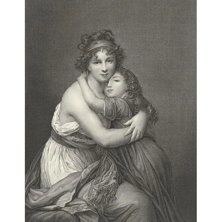 New Boutiques de musées Estampe Madame Vigée Le Brun et sa fille Jeanne-Lucie, dite Julie