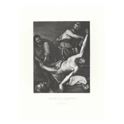 Boutiques de musées Chefs D'Œuvre Des Musées-Estampe Martyre de saint Barthélémy d'après Ribera