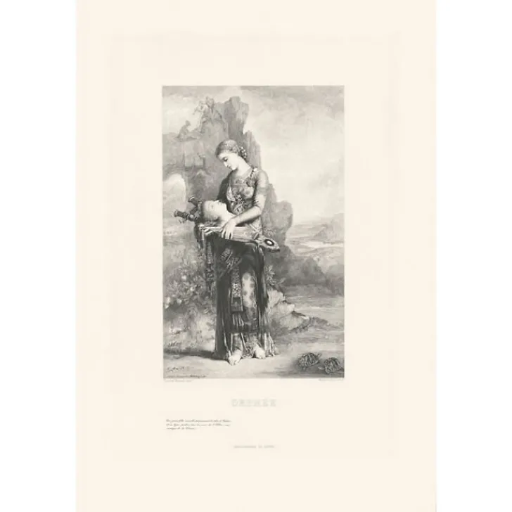 Boutiques de musées Chefs D'Œuvre Des Musées-Estampe Orphée - Gustave Moreau