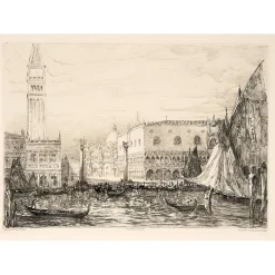 Boutiques de musées Architecture Et Villes-Estampe Palais des Doges à Venise - Pierre Gusman