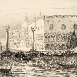 Boutiques de musées Architecture Et Villes-Estampe Palais des Doges à Venise - Pierre Gusman