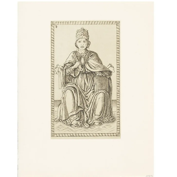 Boutiques de musées Art Moderne-Estampe Papa, carte 10, Le Tarot de Mantegna - Cécile Reims