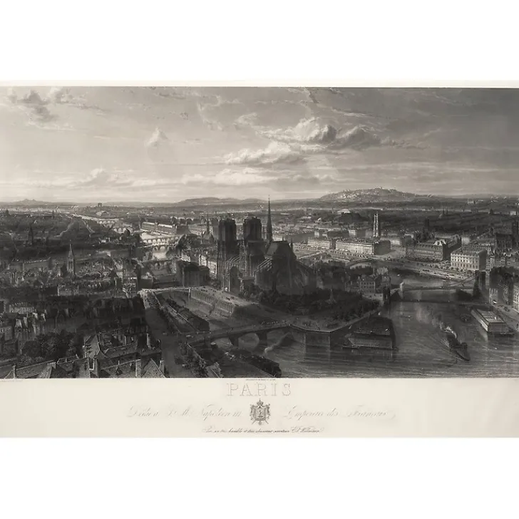 Boutiques de musées Paris Et Le Louvre-Estampe Paris en 1860 - Edouard Willmann