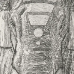 Boutiques de musées Art Moderne-Estampe Paul Jouve - Éléphant du temple de Siva (Indes anglaises)